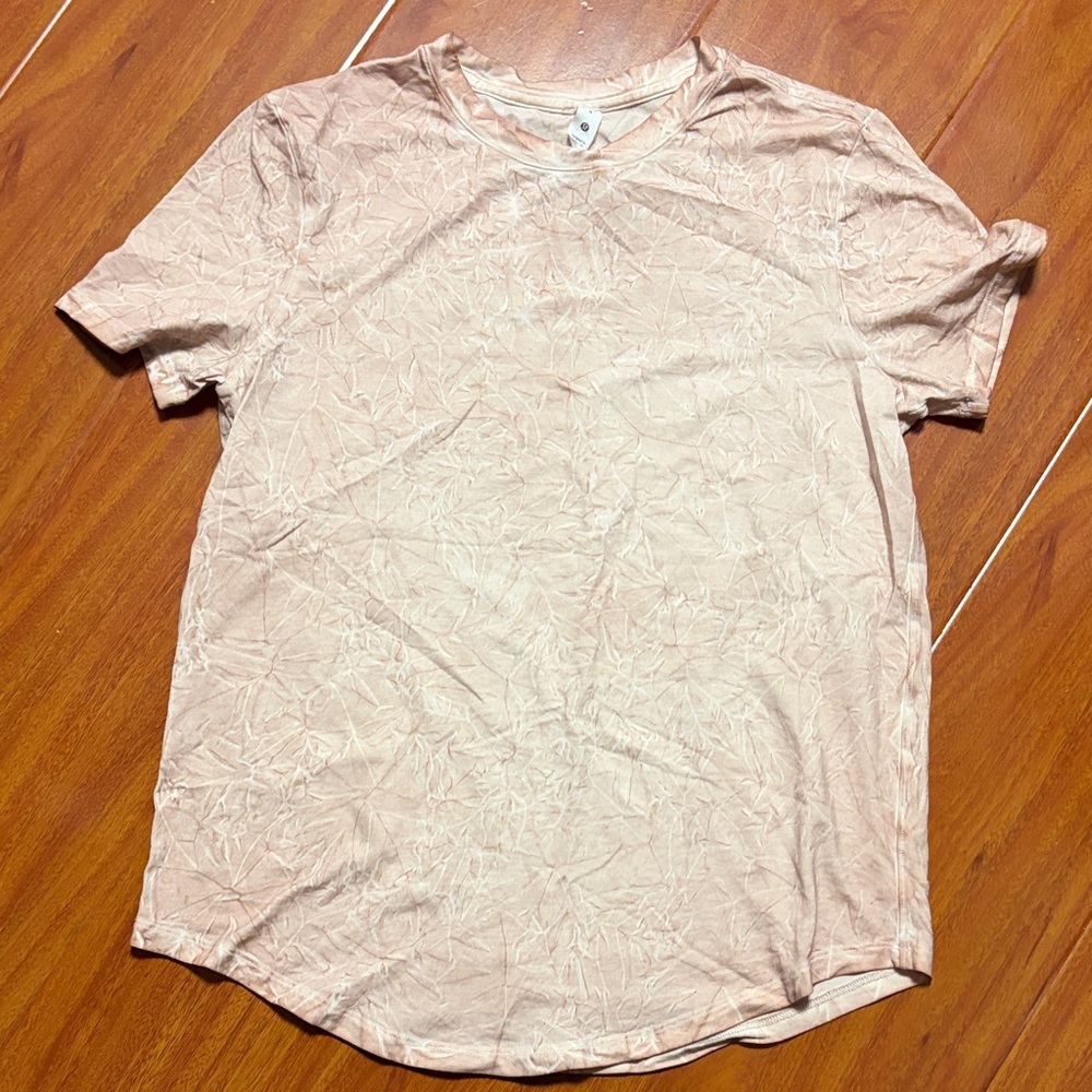 lululemon athletica Light Tan Short Sleeve Tee